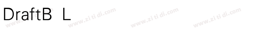 DraftB Light字体转换